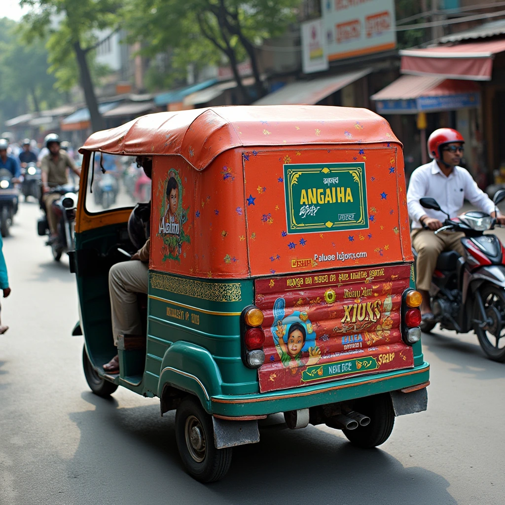 Auto Rickshaw Wraps